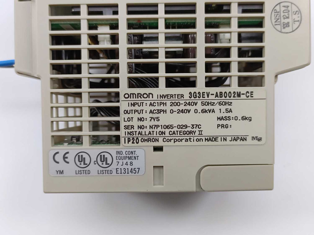 OMRON 3G3EV-AB002M-CE Inverter Drive