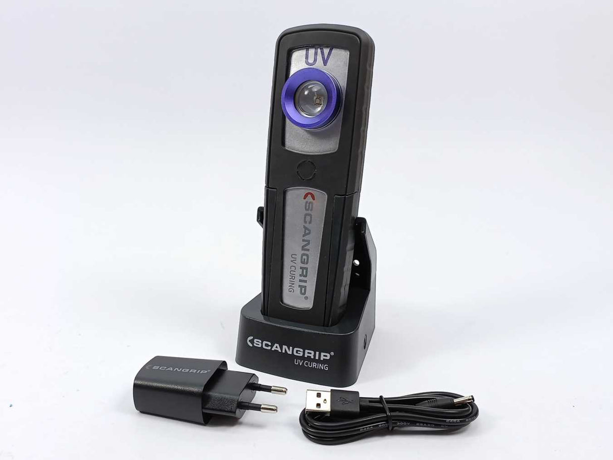 Scangrip 03.5801 UV-LIGHT hand lamp for UV curing, Demo model. Box missing