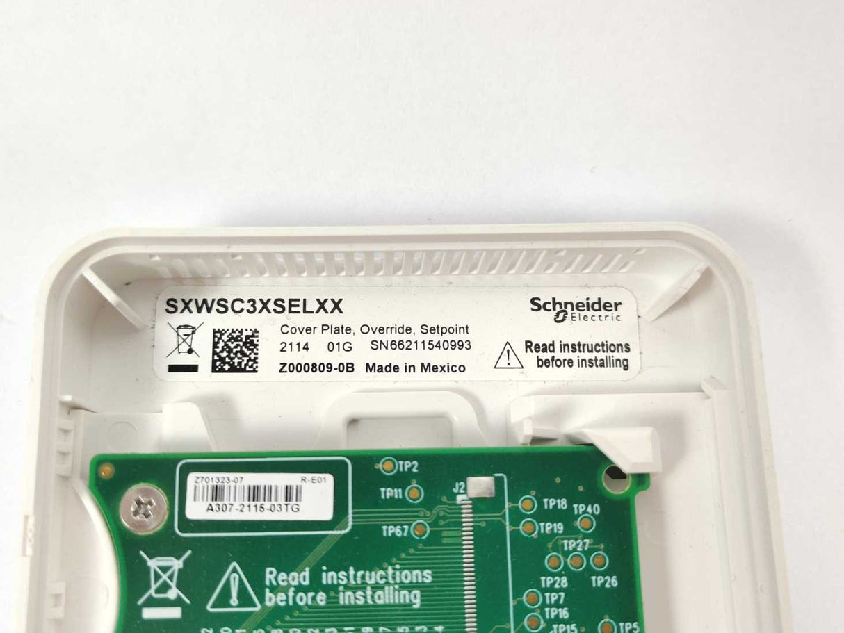 Schneider Electric SXWSBTXCXSXX Sensor Base, Temp, CO2