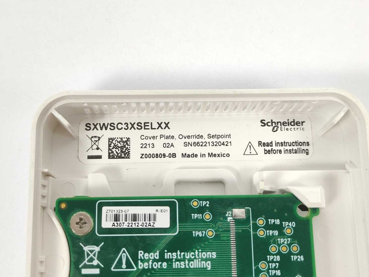 Schneider Electric SXWSBTXCXSXX Sensor Base, Temp, CO2