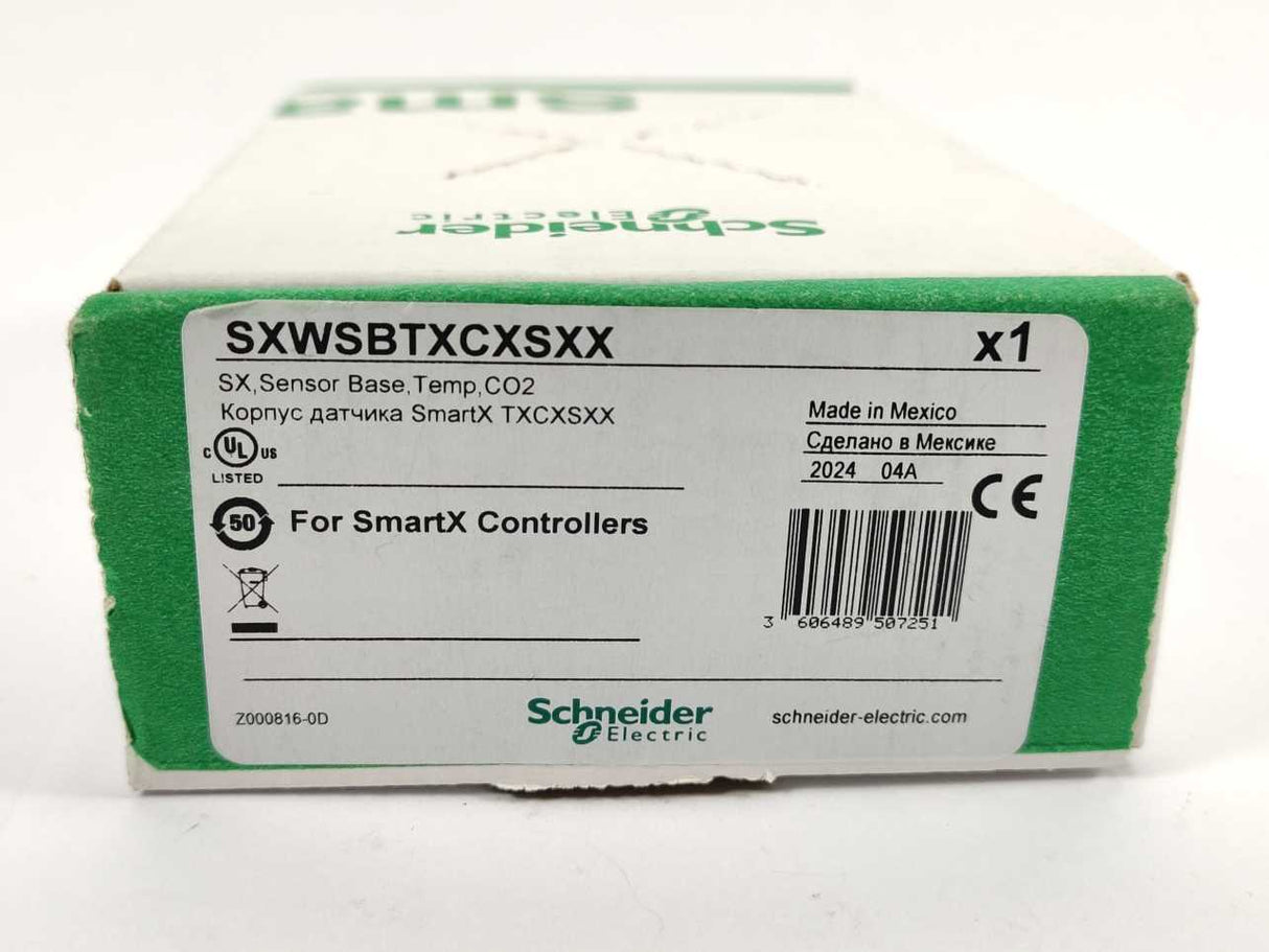 Schneider Electric SXWSBTXCXSXX Sensor Base, Temp, CO2