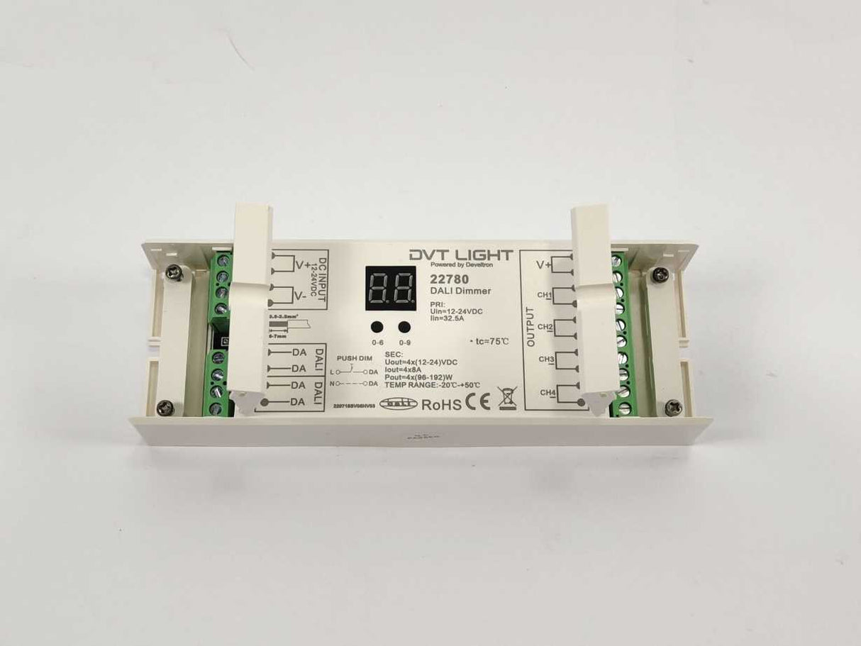 Develtron VN22780 22780 DVT Light, Dali RGBW LED Dimmer 12-24V