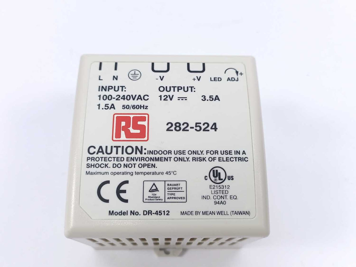 RS / Mean Well 282-524 DR-4512 Power Supply