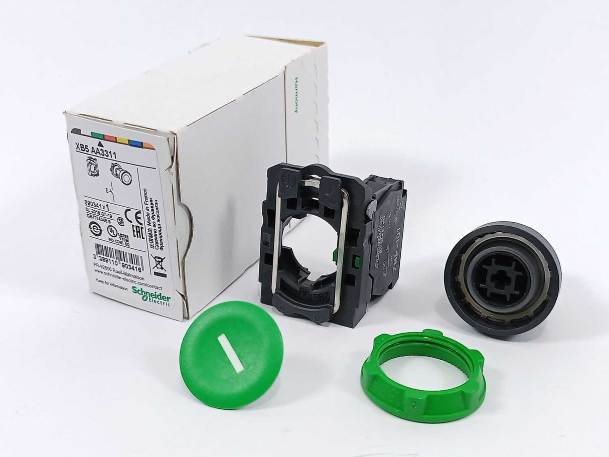 Schneider Electric XB5AA3311 Push button, Harmony XB5
