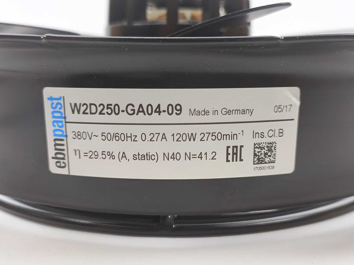 Ebmpapst W2D250-GA04-09 AC axial fan