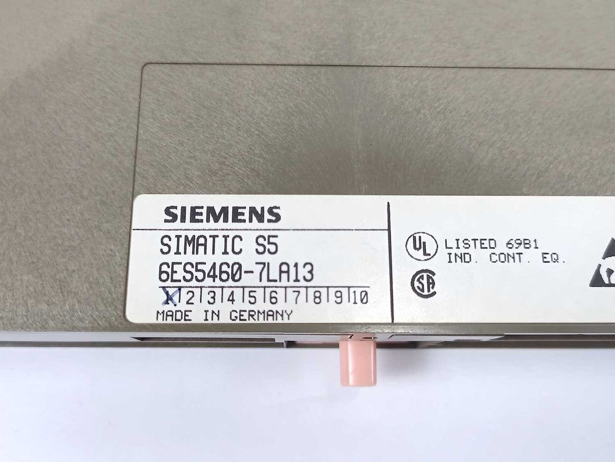 Siemens 6ES5460-7LA13 SIMATIC S5, Analog input, incl. measuring range modules