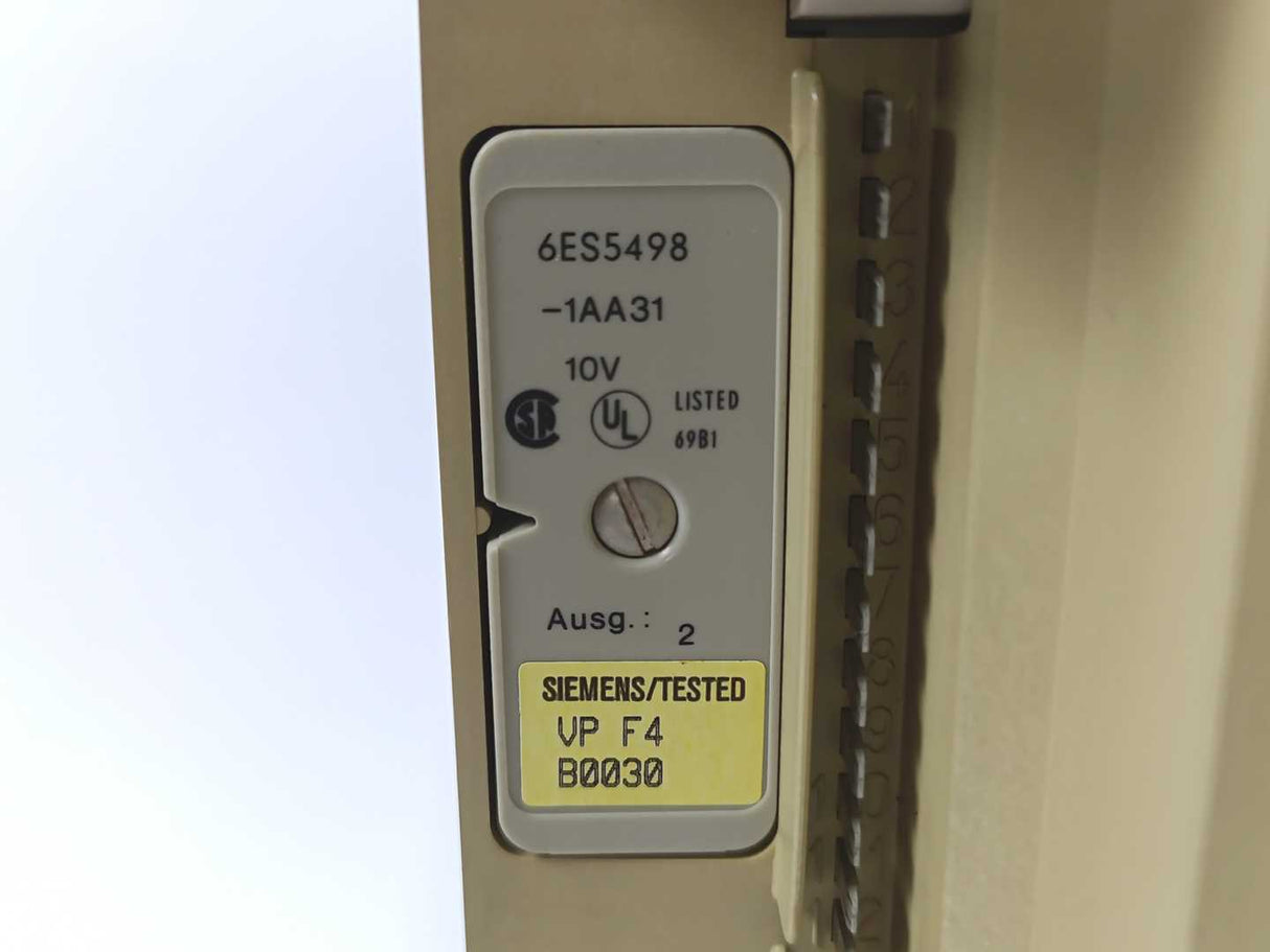 Siemens 6ES5460-7LA13 SIMATIC S5, Analog input, incl. measuring range modules