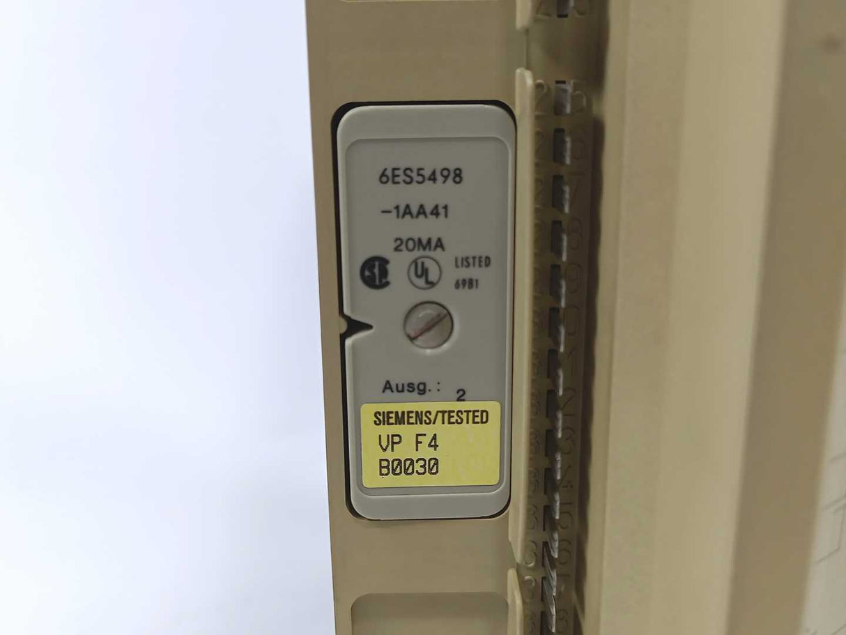 Siemens 6ES5460-7LA13 SIMATIC S5, Analog input, incl. measuring range modules