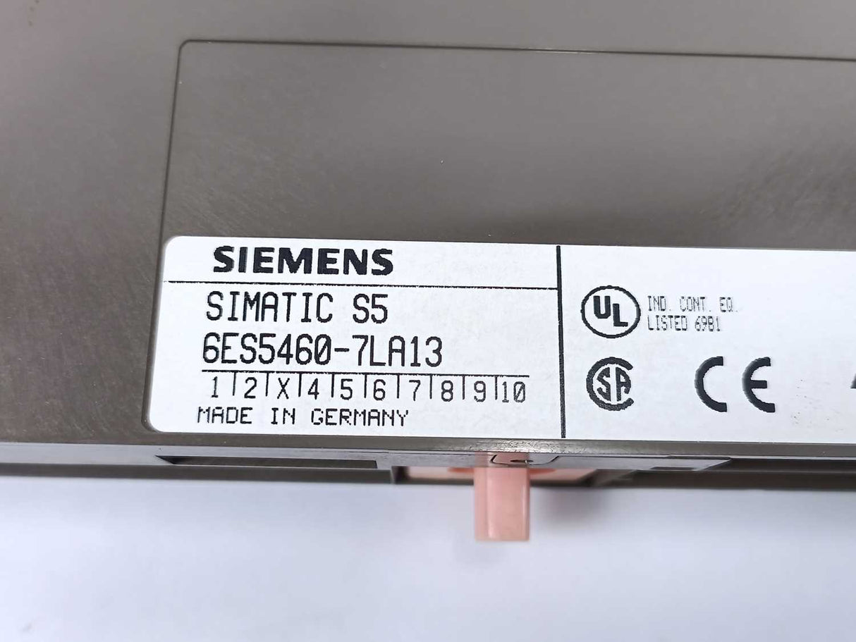 Siemens 6ES5460-7LA13 SIMATIC S5, Analog input, incl. measuring range modules