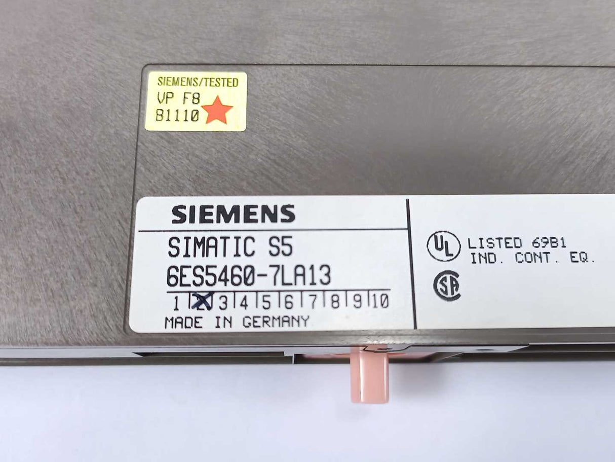 Siemens 6ES5460-7LA13 SIMATIC S5, Analog input, incl. measuring range modules