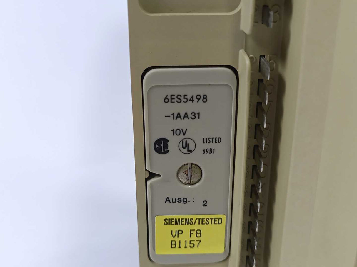 Siemens 6ES5460-7LA13 SIMATIC S5, Analog input, incl. measuring range modules