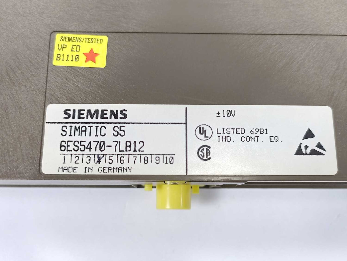 Siemens 6ES5470-7LB12 SIMATIC S5 Analog output module