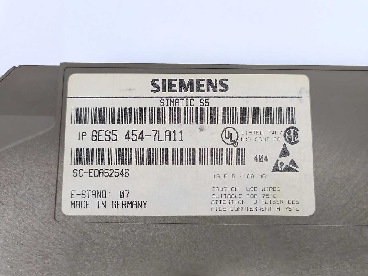 Siemens 6ES5454-7LA11 SIMATIC S5, Digital Output Module