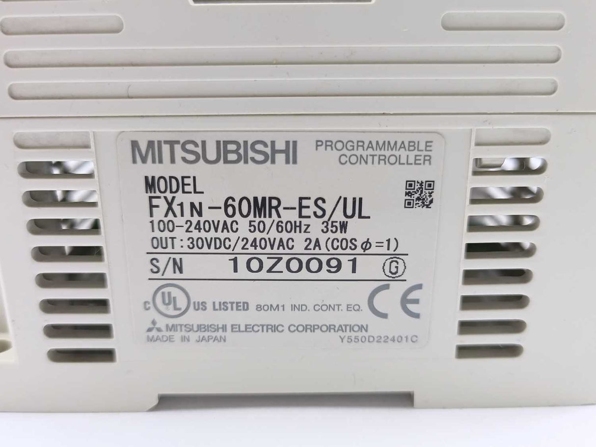 Mitsubishi FX1N-60MR-ES/UL Programmable Controller