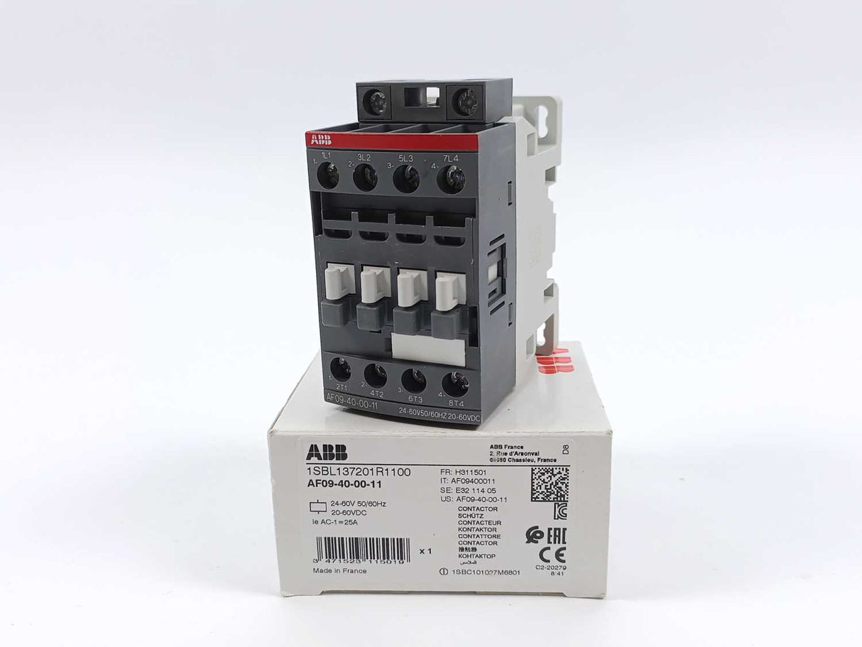 ABB 1SBL137201R1100 AF09-40-00-11 20-60CDV / 24-60VAC coil