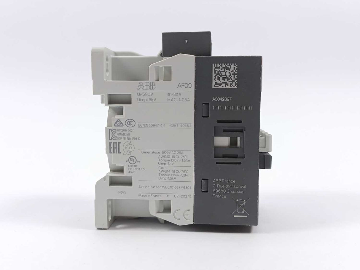 ABB 1SBL137201R1100 AF09-40-00-11 20-60CDV / 24-60VAC coil