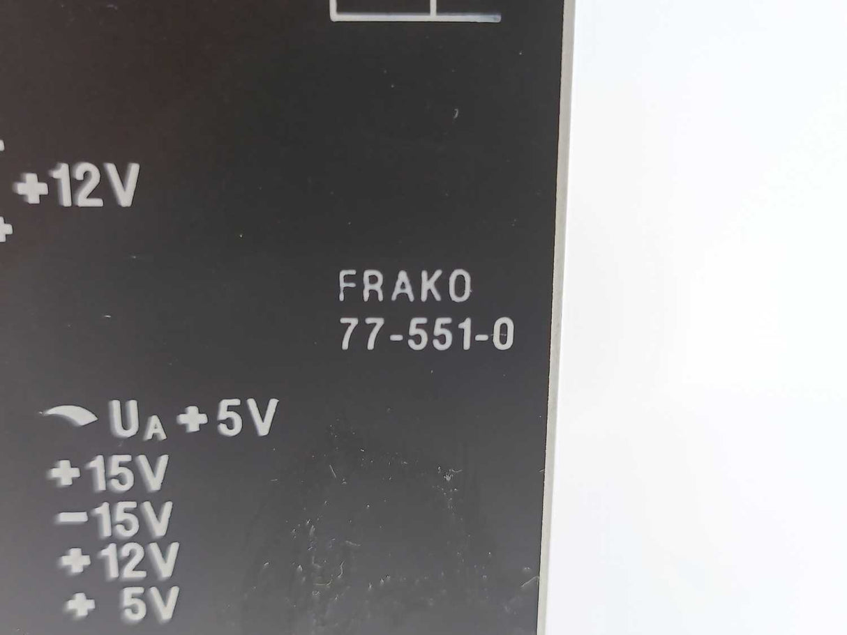FRAKO 77-551-0 POWER SUPPLY