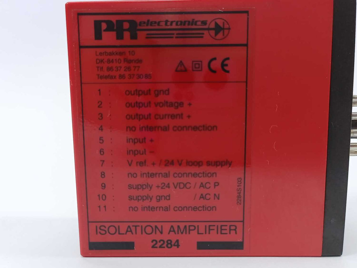PR Electronics 2284E2P1 Isolation Amplifier 2284