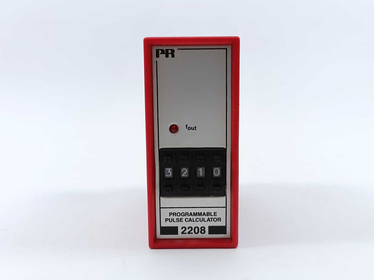 PR Electronics 2208 DD4C PROGRAMMABLE IMPULSE CALCULATOR
