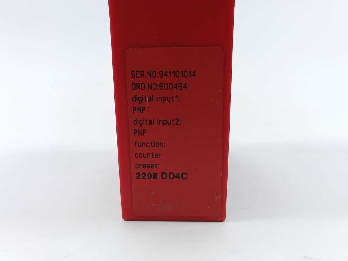 PR Electronics 2208 DD4C PROGRAMMABLE IMPULSE CALCULATOR