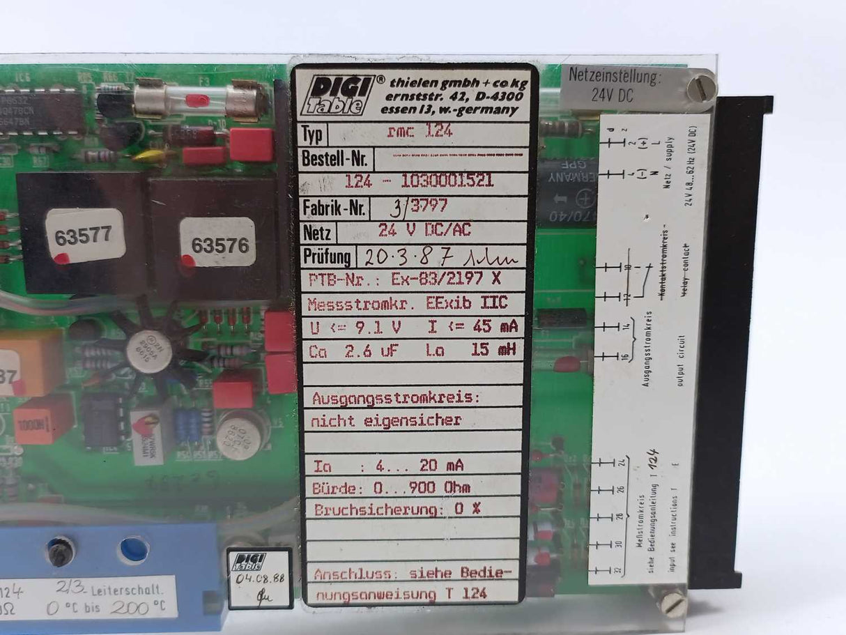 Digi TABLE rmc124 124-1030001521 24 V DC/AC Ph0312/3B