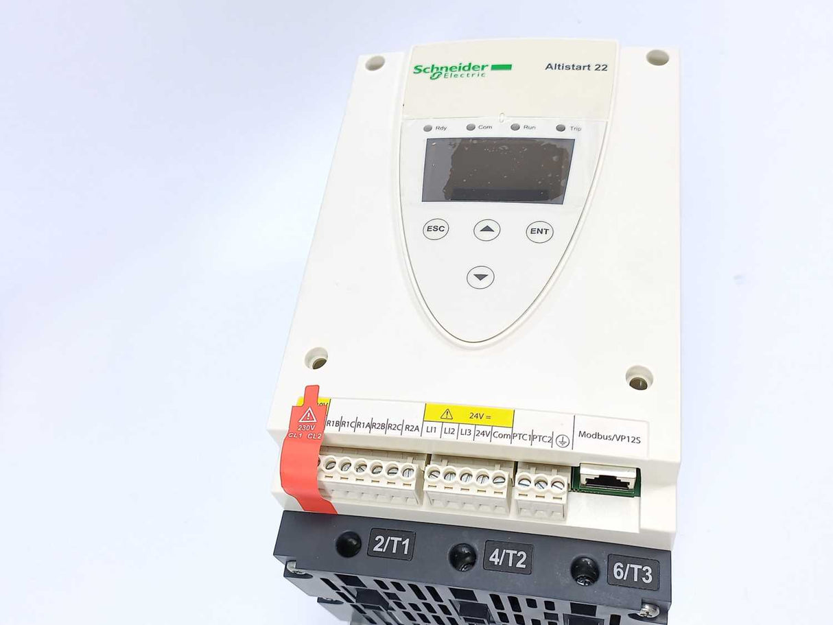 Schneider Electric ATS22D17S6 Soft Starter 208V-600V ~-50/60Hz-17A