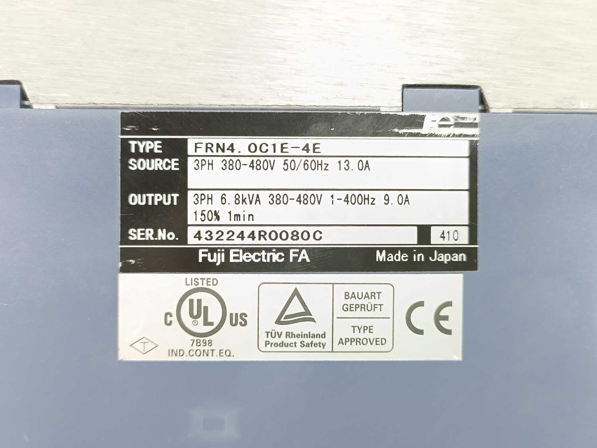Fuji Electric FRN4.OC1E-4E Drive, Not used, Font missing