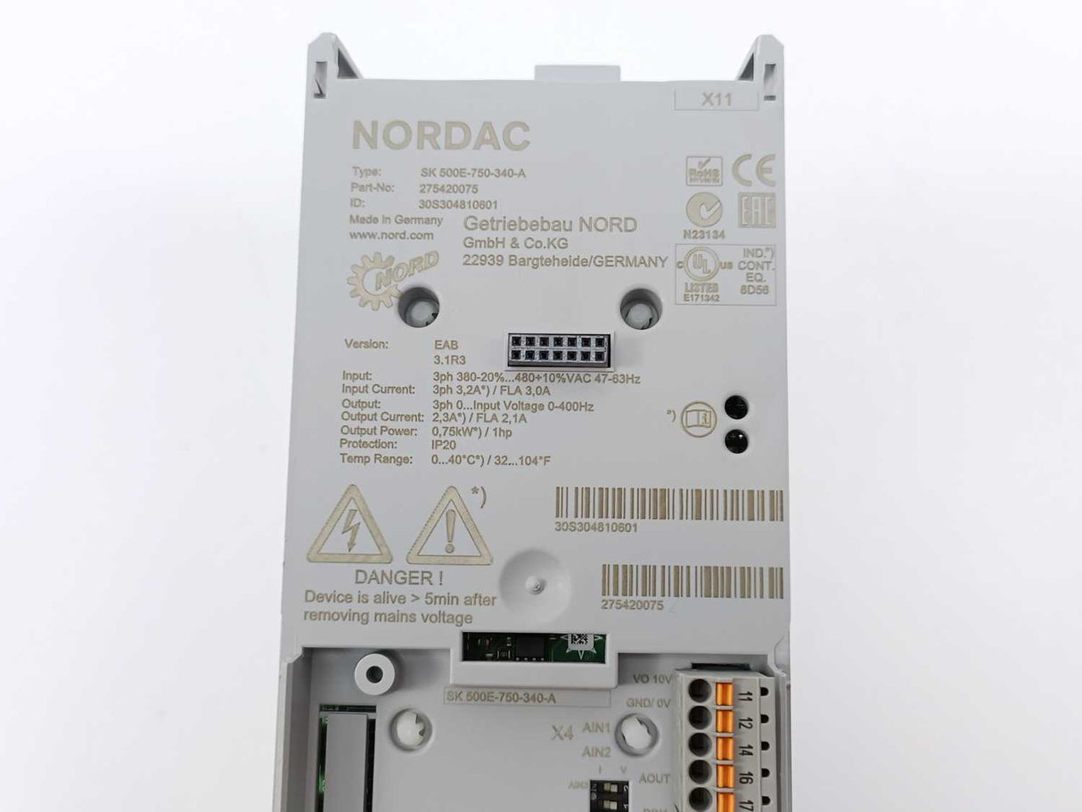 Nord SK 500E-750-340-A 275420075 Frequency Inverter