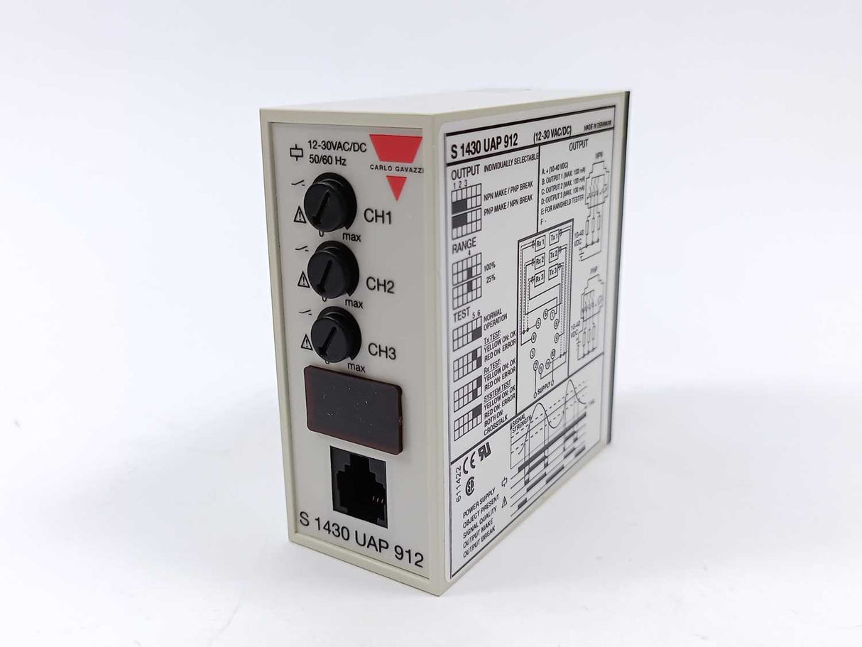 Carlo Gavazzi S1430UAP912 Photoelectric Sensor Amp
