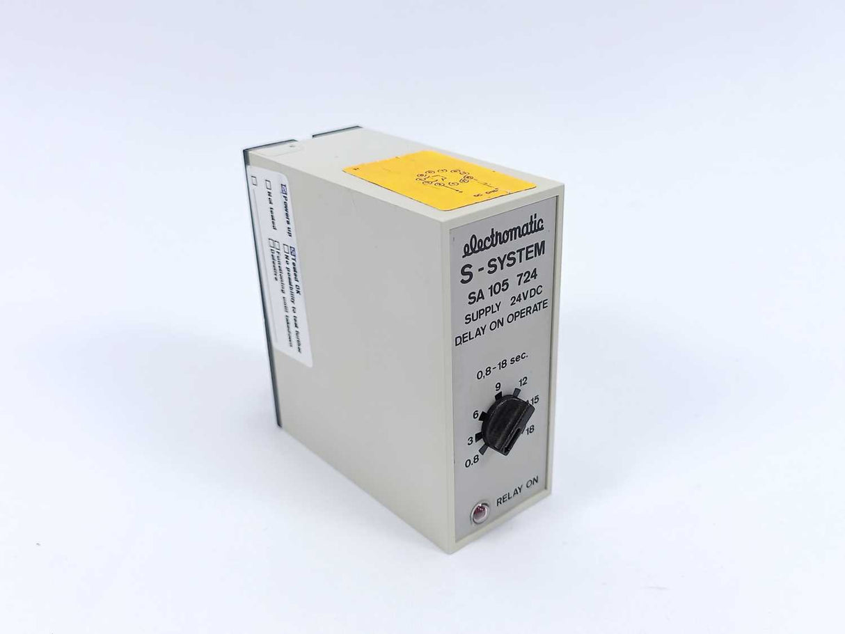 Electromatic SA 105 724 S-System Delay on Operate