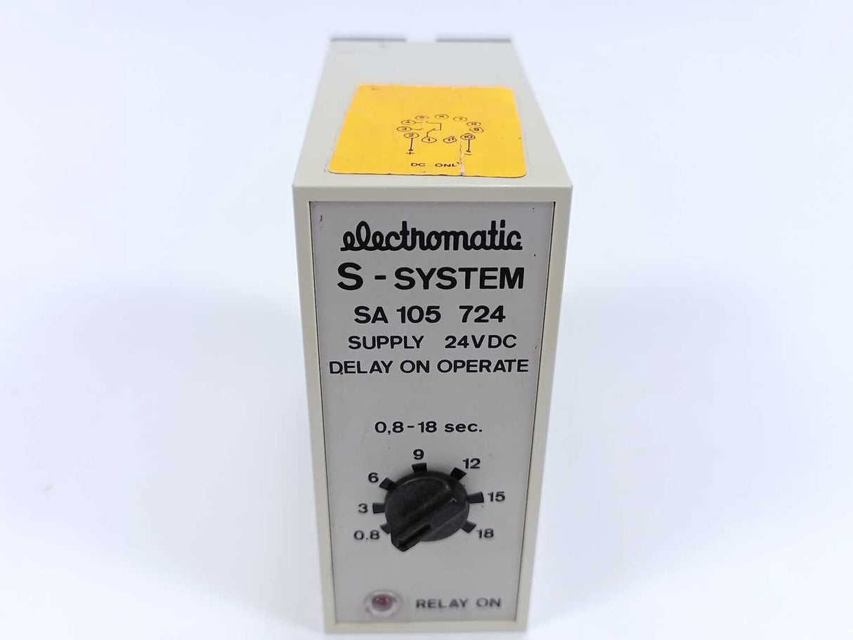 Electromatic SA 105 724 S-System Delay on Operate