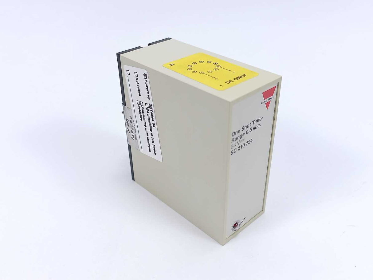 Carlo Gavazzi SC 210 724 One Shot Timer Range 0.5 sec.