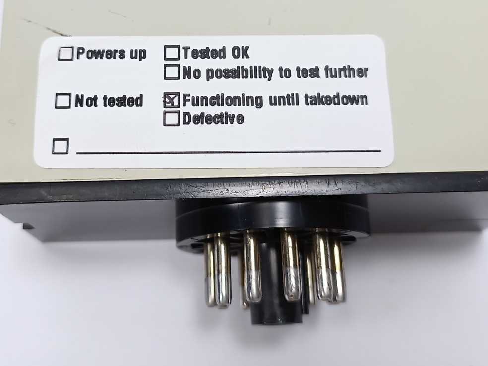 Electromatic SE 110 220 779 S-System Special Relay