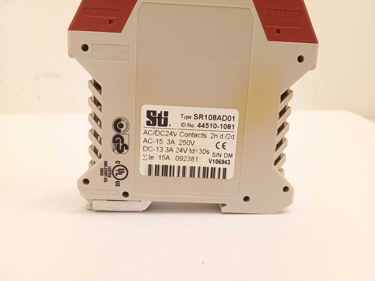 Sti 44510-1081 SR108AD01 Safety Relay