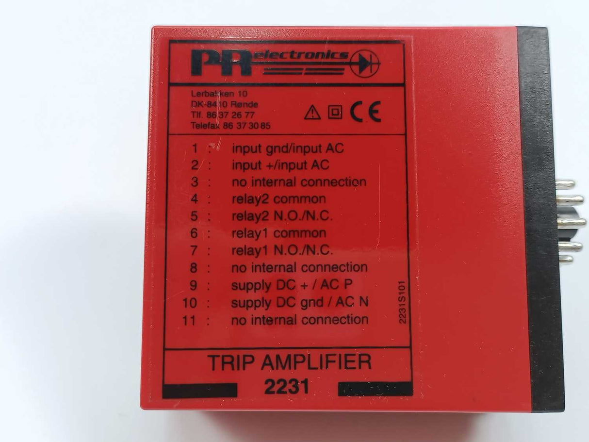 PR Electronics 2231 D Trip amplifier 24V 1,5W