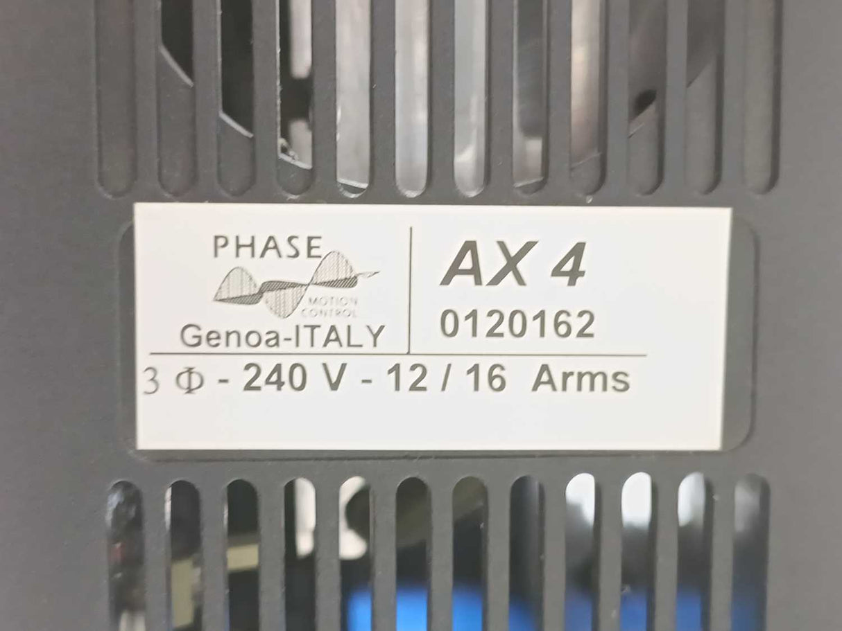 PHASE 0120162 AX-4 CONTROLLER FOR PM BRUSHLESS MOTOR