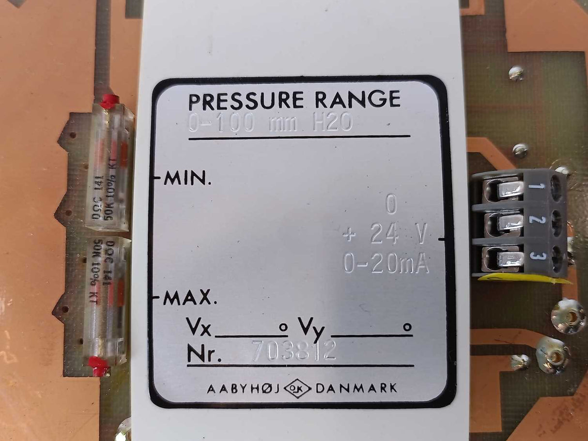 Kamstrup - Metro A/S 703812 Pressure 0-100 mm H2O