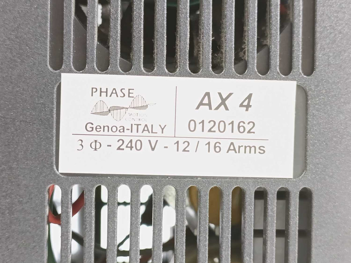 PHASE 0120162 AX-4 CONTROLLER FOR PM BRUSHLESS MOTOR