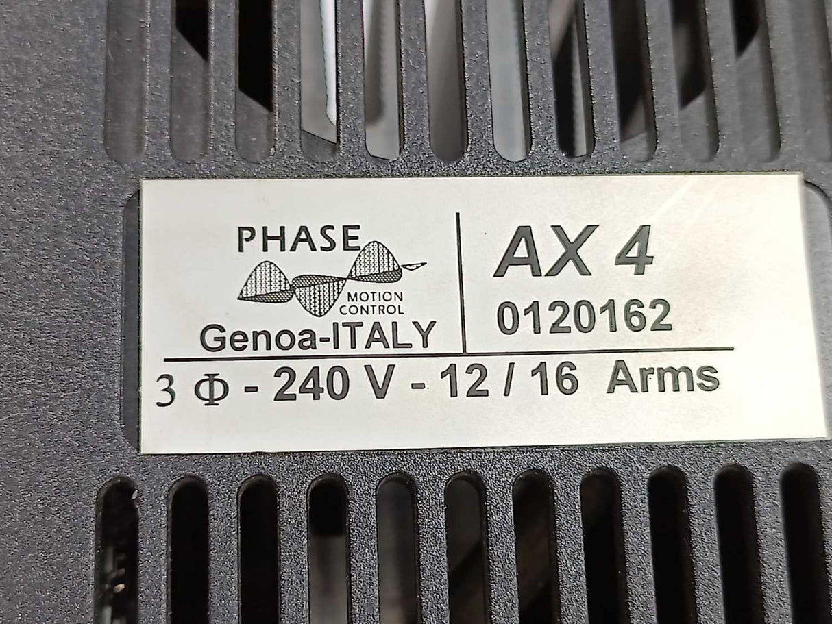 PHASE 0120162 AX-4 PM BRUSHLESS MOTOR CONTROLLER