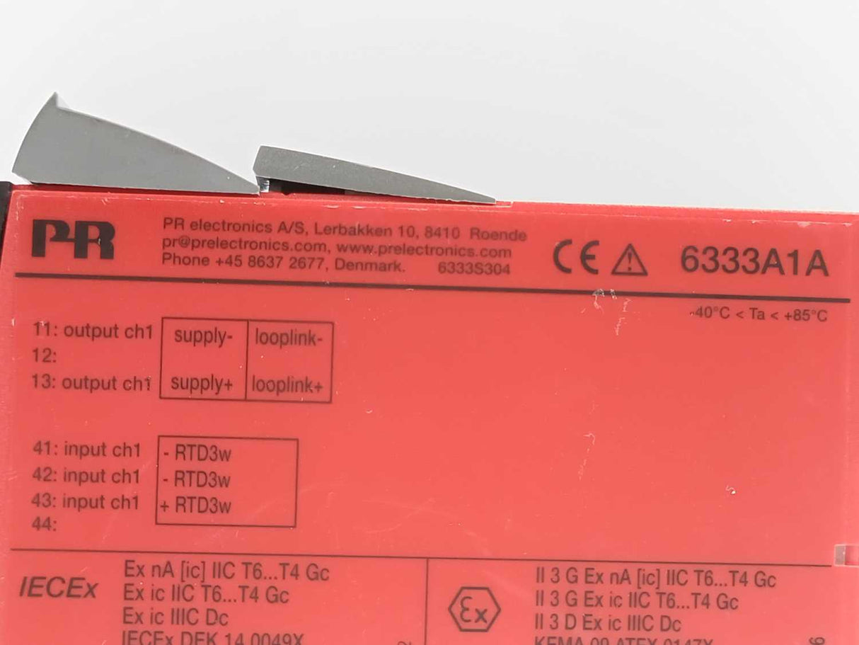 PR Electronics 6333A1A 2-wire programmable transmitter - 6331A