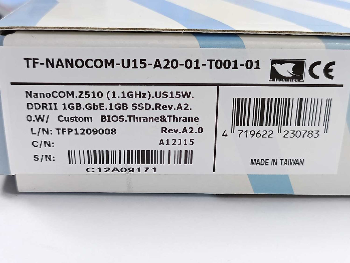 AAEON TF-NANOCOM-U15-A20-01-T001-01 COM-U15 REV:A2.0 P/N:1907NU1505