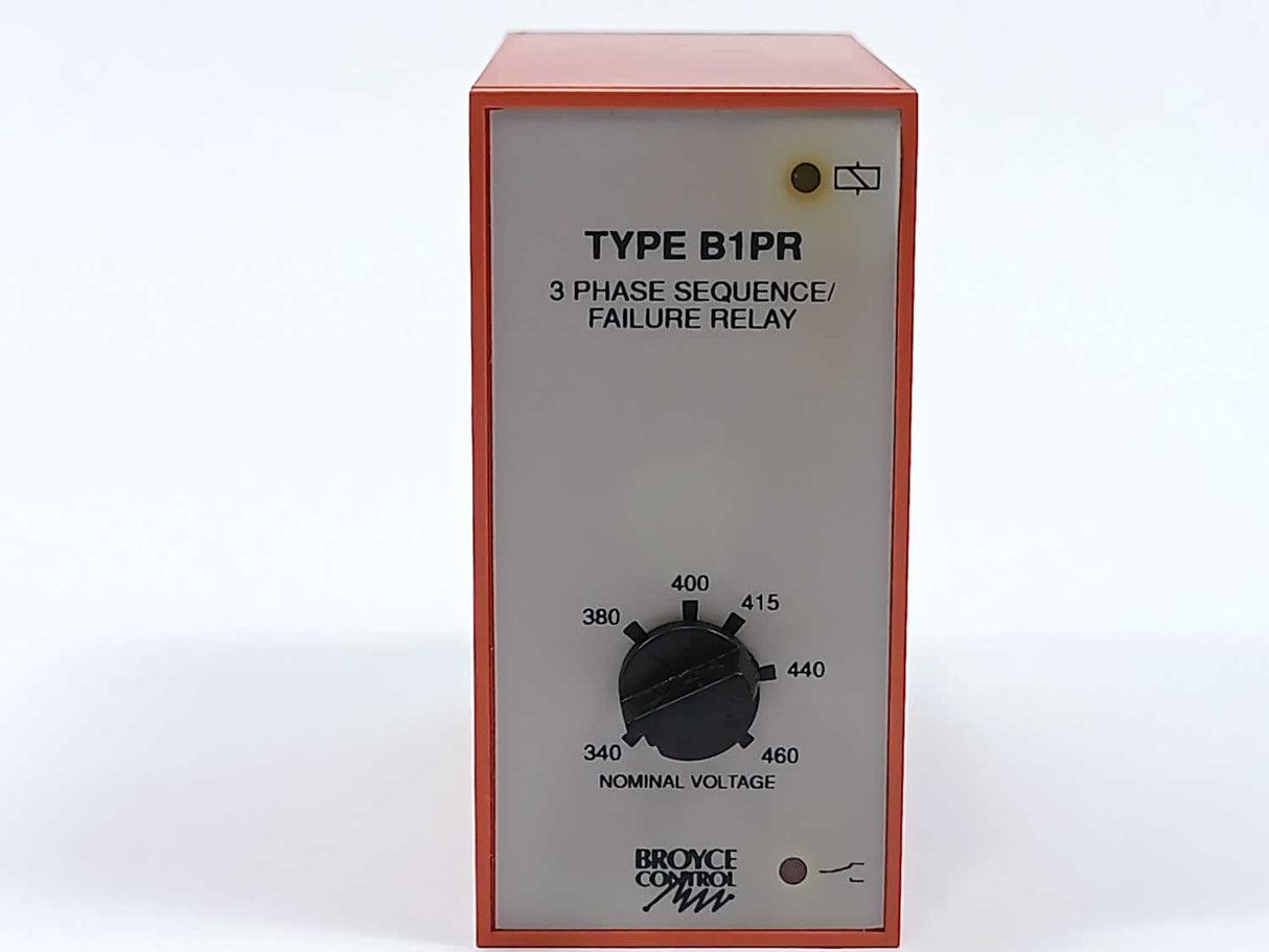 BROYCE CONTROL B1PR 400 VAC Phase Voltage Monitoring Relay