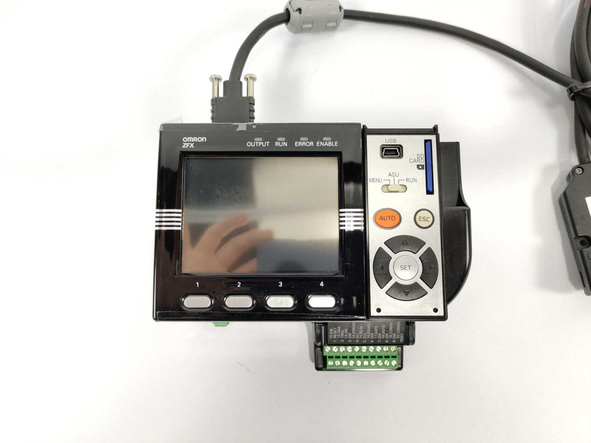 OMRON ZFX-C15 Smart Sensor AMP Unit + ZFX-XC3A