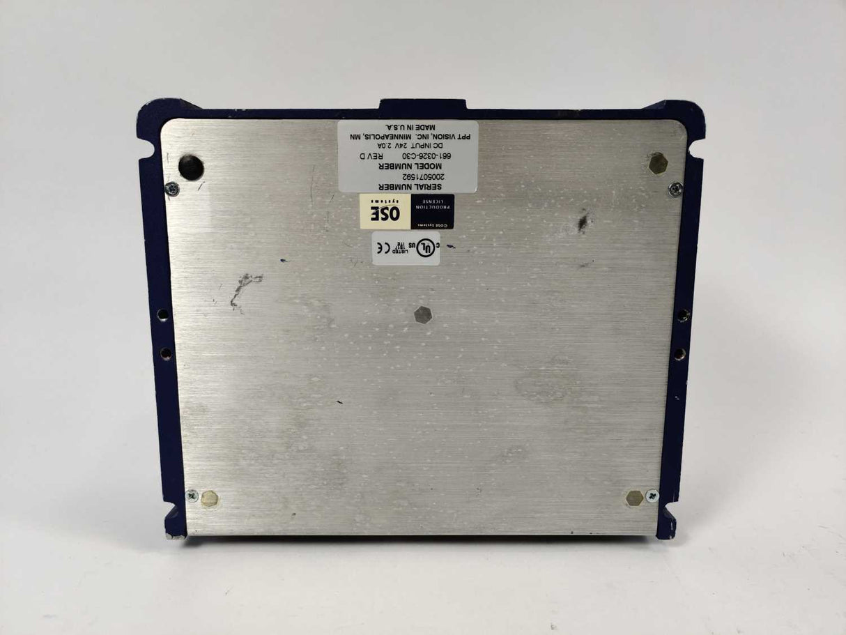 PPT Vision 661-0326-C30 System Processor DC INPUT 24V 2.0A