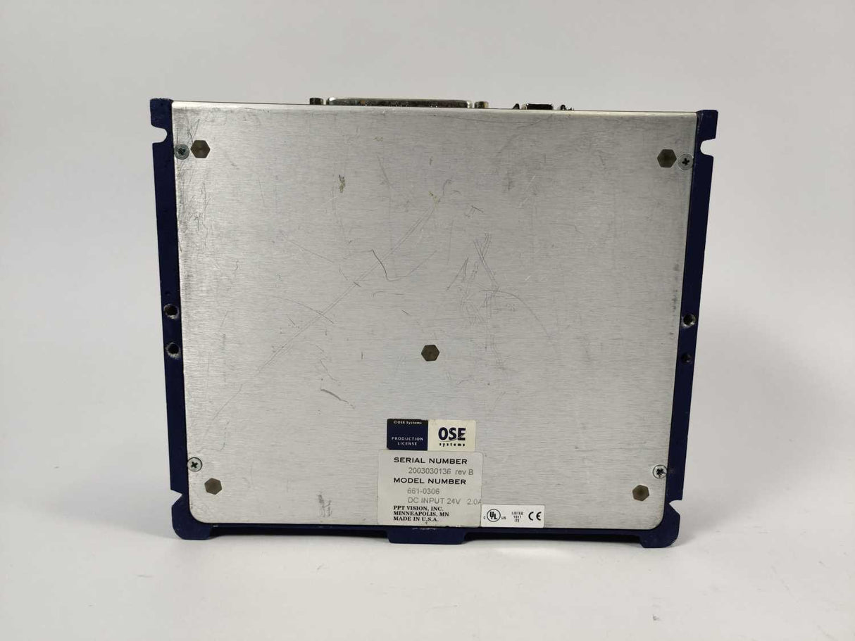 PPT Vision 661-0306 Vision System Processor DC INPUT 24V 2.0A