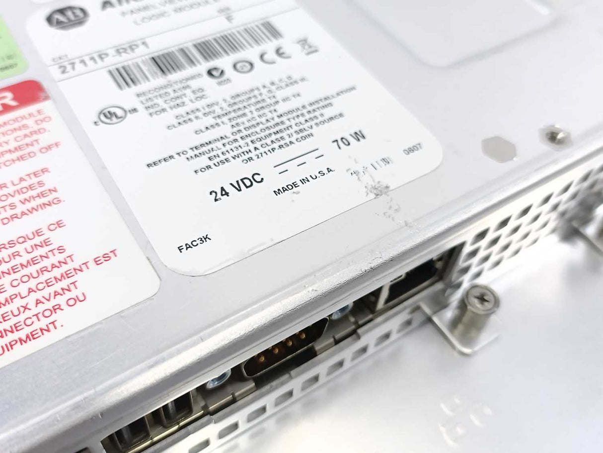 AB 2711P-T10C4D1 Ser. A Panel View Plus 1000 Assembled Terminal