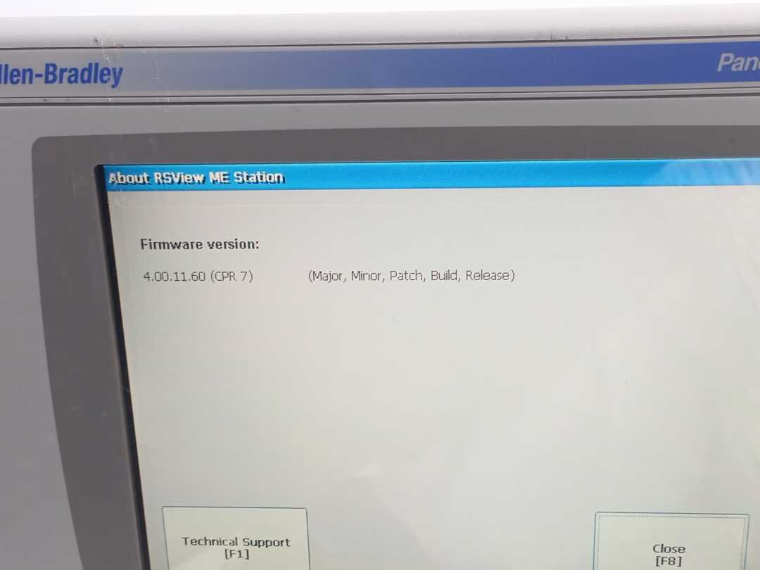 AB 2711P-T10C4D1 Ser. A Panel View Plus 1000 Assembled Terminal