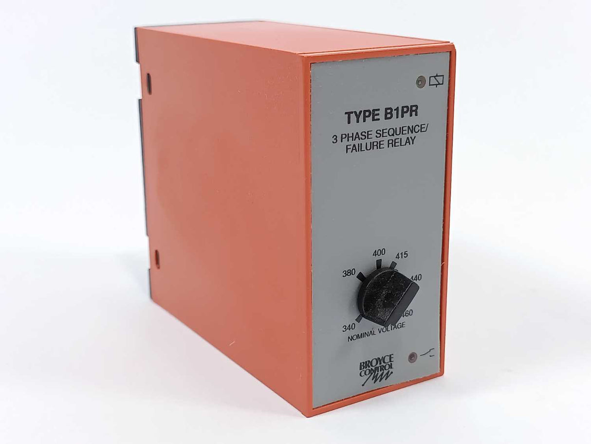 BROYCE CONTROL B1PR 400VAC 3 Phase Sequence / Failure Relay