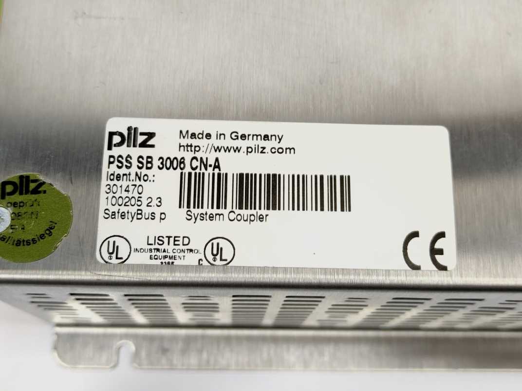 Pilz PSS SB 3006 CN-A Compact Safety System