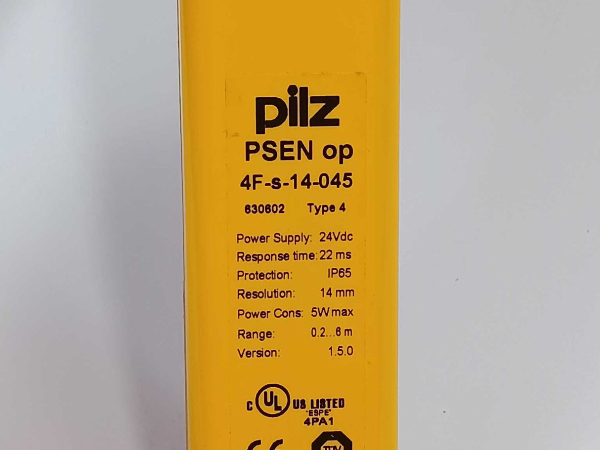 Pilz 630602 PSEN op4F-s-14-045 Safety Curtain. Emitter & Receiver